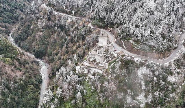 Ordu ve Rize'nin yüksek kesimleri beyaza büründü