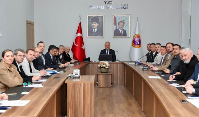 Ordu'da Tekstil Sektörü Değerlendirme Toplantısı yapıldı