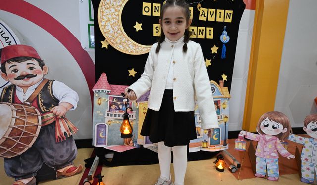 Otizmli Duru dünyasını resimle renklendirdi