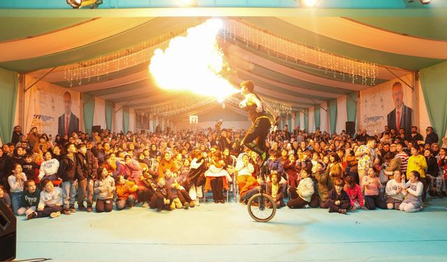 Samsun'da 'Cambaz' gösterisi ilgi gördü