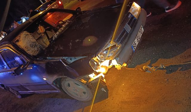 Samsun'da otomobilin çarptığı yaya öldü