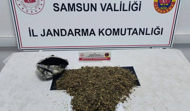 Samsun'da uyuşturucu operasyonunda 2 kişi yakalandı