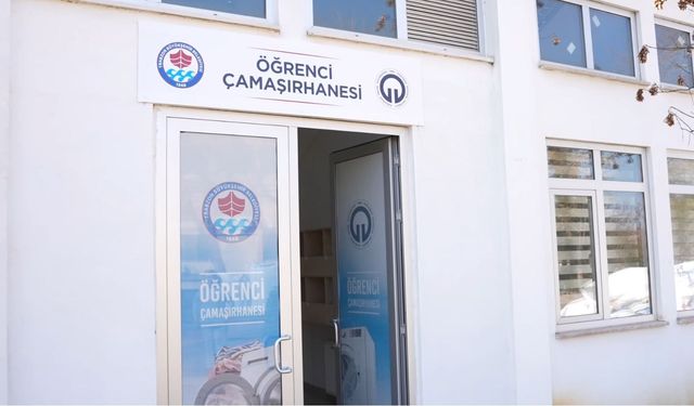 Trabzon'da 3 bin 341 üniversite öğrencisi ücretsiz çamaşırhane hizmetinden yararlandı