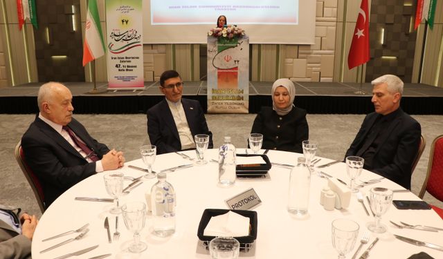 Trabzon'da 'İran İslam Devrimi zaferinin 47. yıl dönümü' resepsiyonu düzenlendi