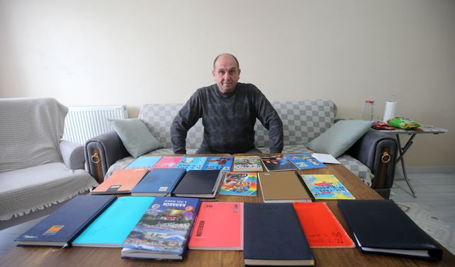 Türkiye'yi karış karış gezen şoför anılarını günlükte topladı