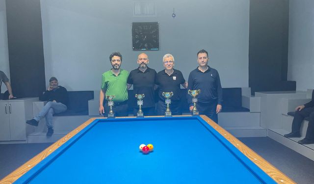 BİLARDODA İL ŞAMPİYONU BELLİ OLDU