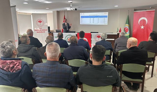 ÇİFTÇİLERE EĞİTİM VE BİLGİLENDİRME TOPLANTISI