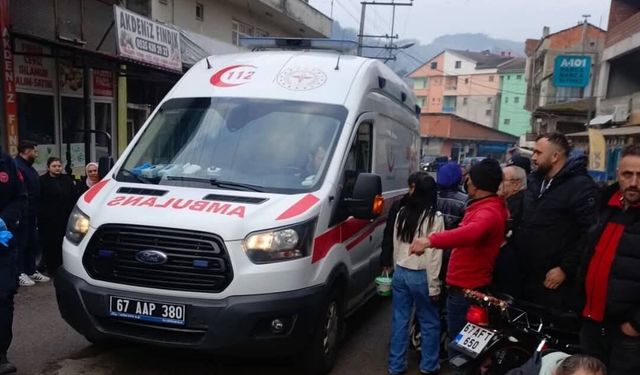 MOTOSİKLETİN ÇARPTIĞI YAYA YARALANDI
