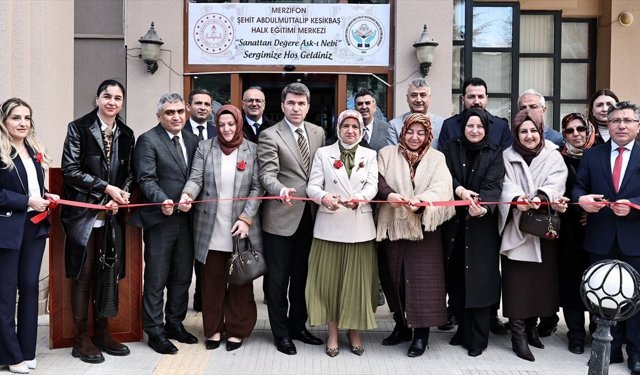 Amasya'da 'Sanattan Değere Aşk-ı Nebi' sergisi açıldı