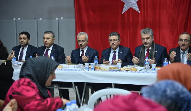 Bakan Uraloğlu ve Başkan Genç'ten Düzköy'e hizmet sözü