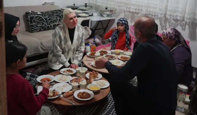 Bilecik'te Başkan Subaşı, Demircan ailesinin sofrasında oruç açtı