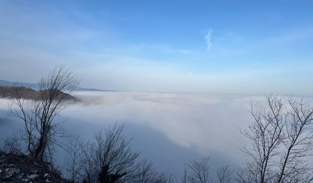 Bolu Dağı'nda sis etkili oldu