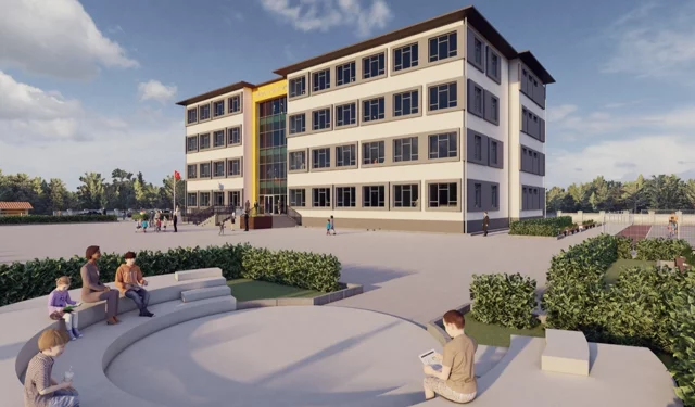 Bursa Kestel'de Musa Fırat Coştun Ortaokulu yeniden yapılıyor