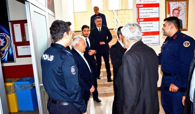 Göynücek'te bayramlaşma töreni düzenlendi