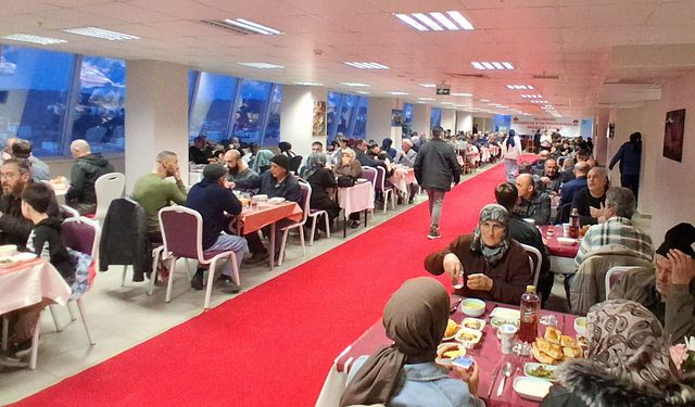 Havza Belediye personeli iftar sofrasında buluştu