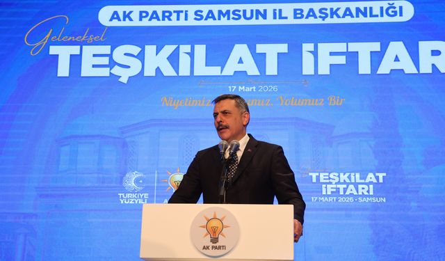 İçişleri Bakanı Çiftçi, AK Parti Geleneksel Teşkilat İftarı'nda konuştu: