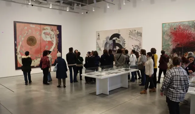 İstanbul Maltepeli kadınlar İstanbul Modern'i gezdi