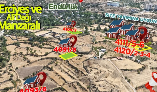 Kayseri Talas'ın gözde lokasyonlarında villa parseli fırsatı