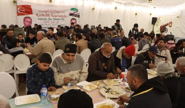 Kayseri'den Tartar'a kardeşlik sofrası