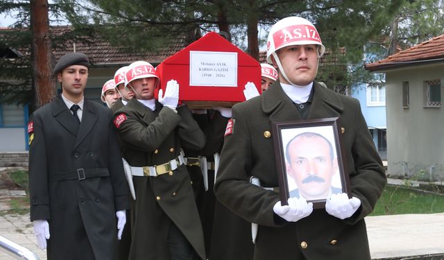 Kıbrıs gazisi Ayık, Amasya'da son yolculuğuna uğurlandı