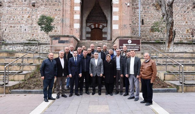 Merzifon Kaymakamı Karaaslan, muhtarlar ve esnafla bir araya geldi