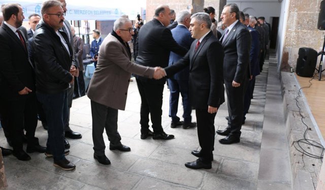 Merzifon'da bayramlaşma programı düzenlendi