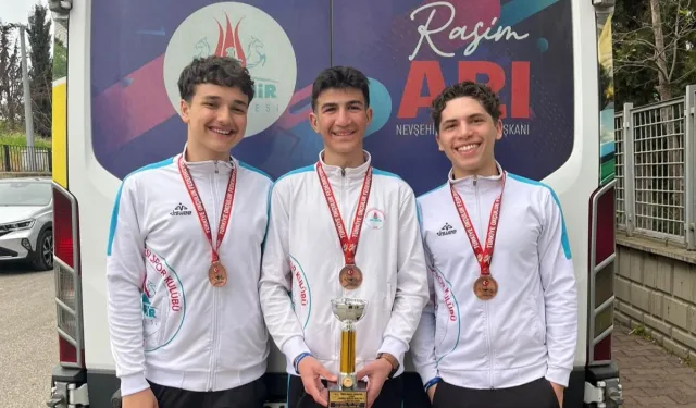 Nevşehirli okçular Türkiye Üçüncüsü oldu