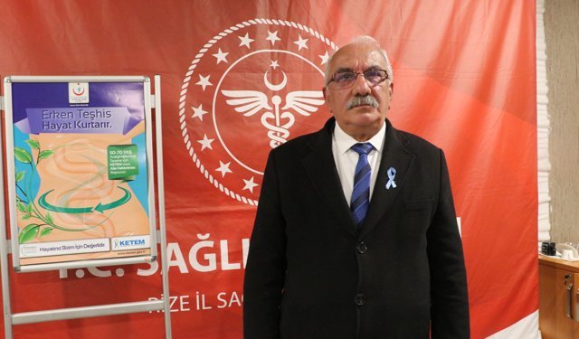 Rize'de erken evrede kolon kanseri tanısı konulan kişinin tedavisi olumlu ilerliyor