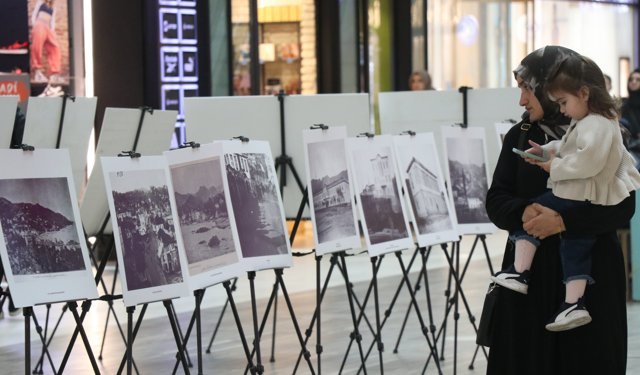 Rize'de 'Geçmişin Peşinde Rize Hatırası' fotoğraf sergisi açıldı