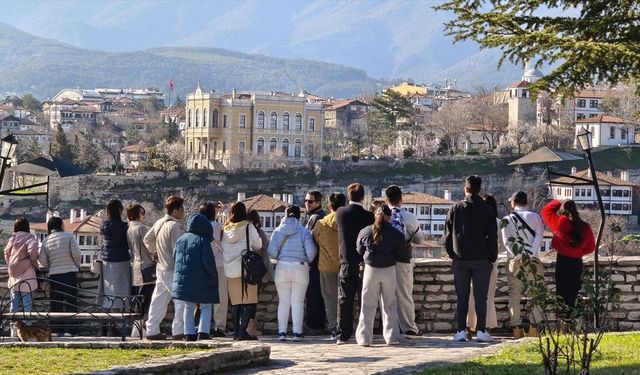 Safranbolu'da hafta sonu yoğunluğu