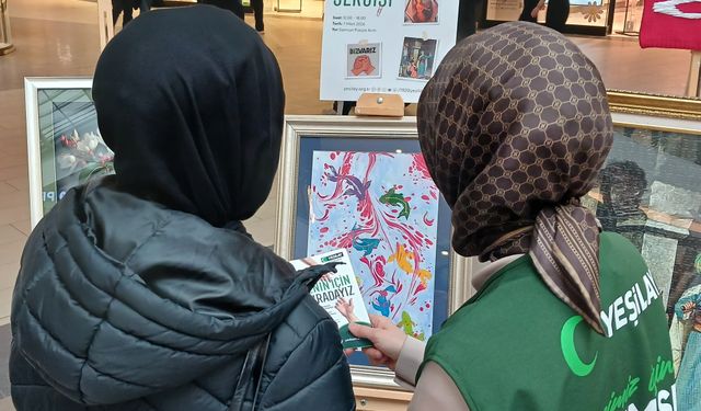 Samsun'da YEDAM danışanlarının el sanatı eserleri sergilendi