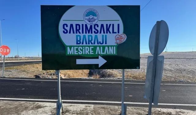 Sarımsaklı Barajı Mesire Alanı'nda bayram yoğunluğu