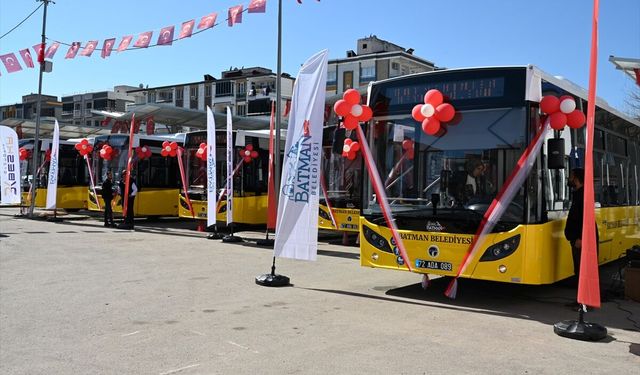 TEMSA Batman Belediyesine 10 yeni araç teslim etti