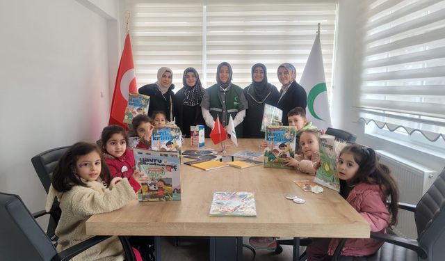 Tokat'ta minik öğrenciler Yeşilay'ı ziyaret etti
