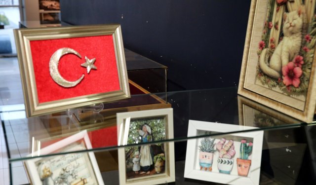 Tokat'ta 'Sanat Günleri Filografi ve Rölyef' sergisi açıldı