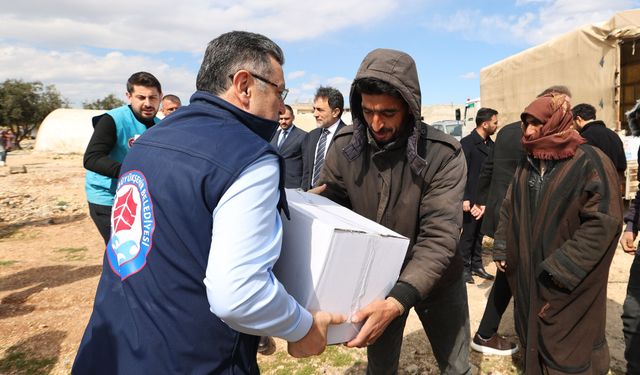 Trabzon Valisi Şahin ile Büyükşehir Belediye Başkanı Genç, Halep'te ziyaretlerde bulundu