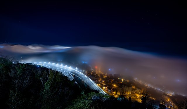 Trabzon'da sis etkili oldu