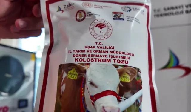 Uşak'ta Türkiye'nin ilk dondurarak kurutma kolostrom tesisi kuruldu... Hayvancılıkta yenilikçi adım hayata geçti