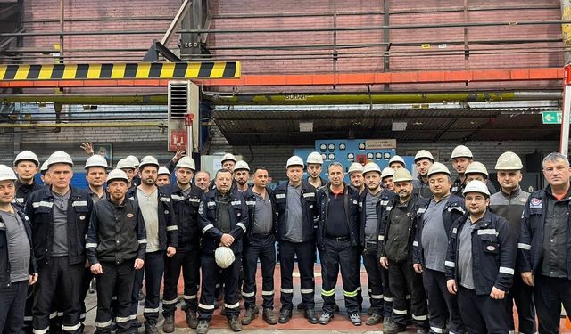 ÜRETİME KATKI SAĞLAYAN İŞÇİLERE TEŞEKKÜR