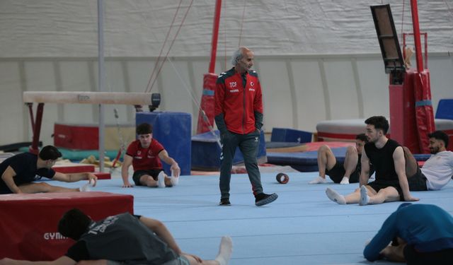 Artistik Cimnastik Erkek Milli Takımı, Bolu'da kampa girdi