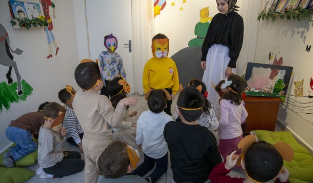 Atıl sınıftan dönüştürülen 'Masal Odası' çocukların hayal dünyasına dokunuyor