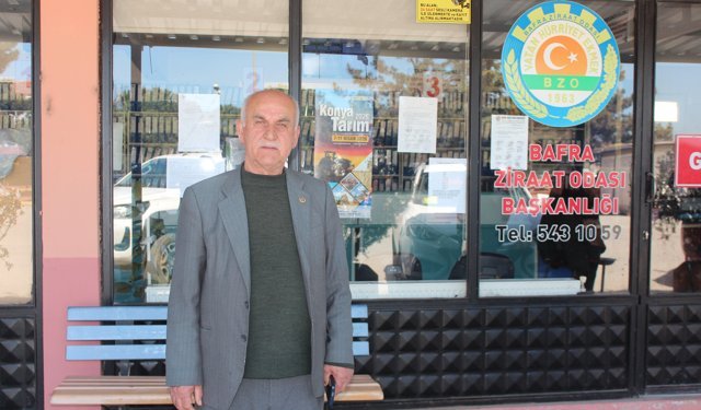 Bafra Ziraat Odası Başkanı Tosuner'den 'İlyaslı Barajı' açıklaması