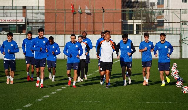 Çaykur Rizespor'da Kayserispor maçı hazırlıkları başladı