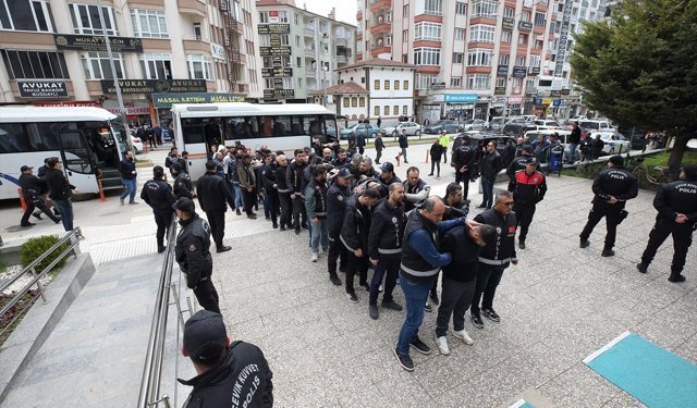 Çorum merkezli 5 ilde düzenlenen 'Miami suç örgütü' operasyonunda 21 şüpheli tutuklandı