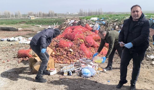 Çorum'da kaçakçılık operasyonlarında ele geçirilen ürünler imha edildi