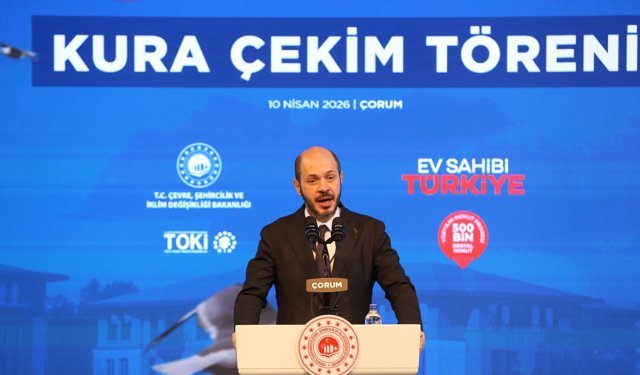 Çorum'da 'Yüzyılın Konut Projesi'nin kura çekimi yapıldı