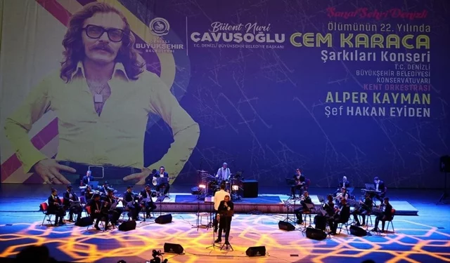 Denizli Büyükşehir'den Cem Karaca anısına konser