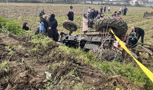 TRAKTÖR KAZASI CAN ALDI!