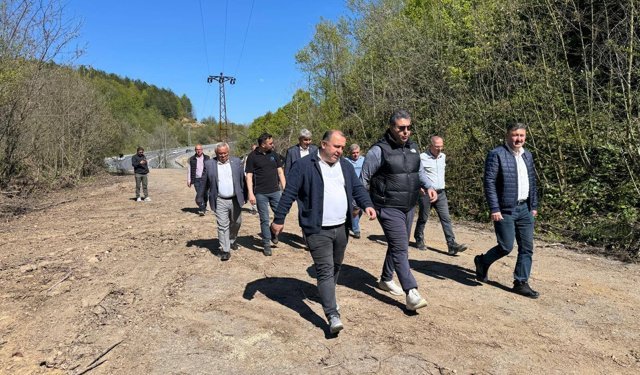 KANDİLLİ'DE BAĞLANTI YOLU