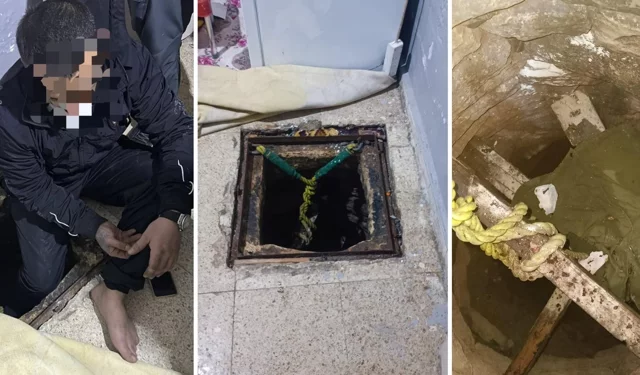 Kilis'te kuyuda saklanan firari yakalandı!